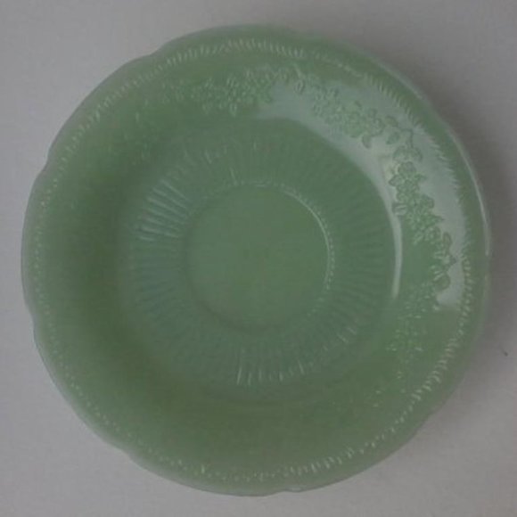 Anchor Hocking Other - 2 Vintage Fire King Jadeite Green Glass Saucers